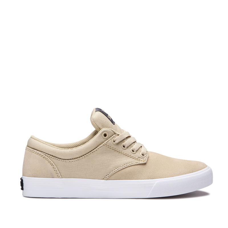 Supra CHINO Skateschuhe Damen Beige Sale UOSLN9350